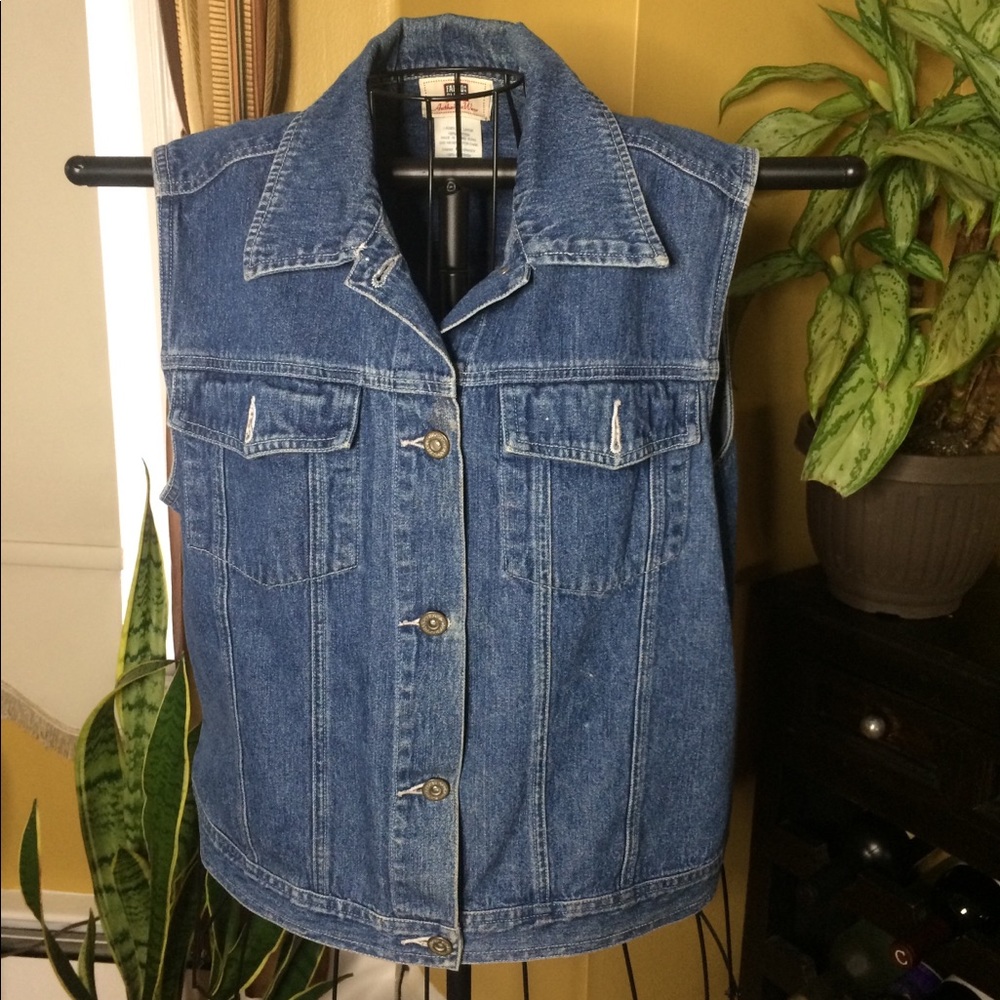 Jean Jacket Vest, large